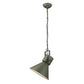 HomeRoots Crew 1-Light Pendant in Green Finish