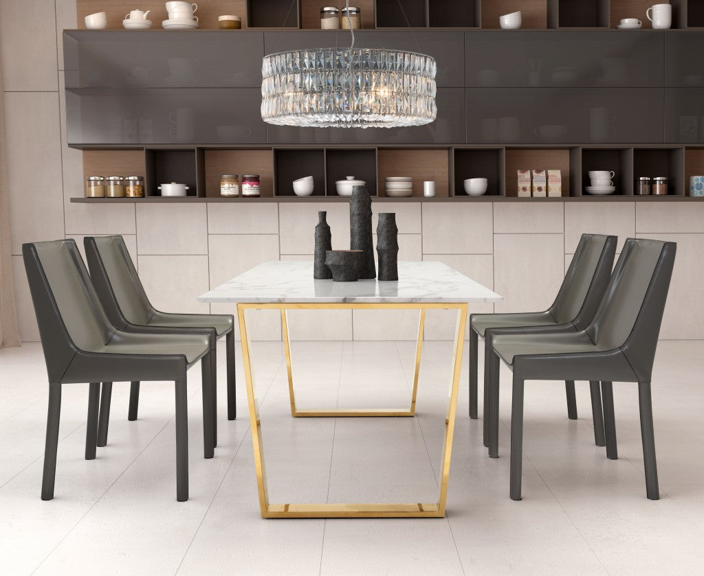 HomeRoots Crystal Bling Chandelier in Chrome Finish