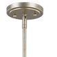 HomeRoots Daria 3-Light Pendant With Washed Gold And White Drum Shade in Washed Gold Finish