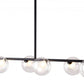 HomeRoots Deco Bubble Ceiling Lamp in Black Finish