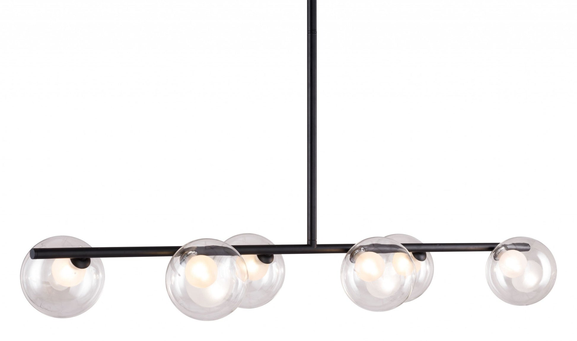 HomeRoots Deco Bubble Ceiling Lamp in Black Finish