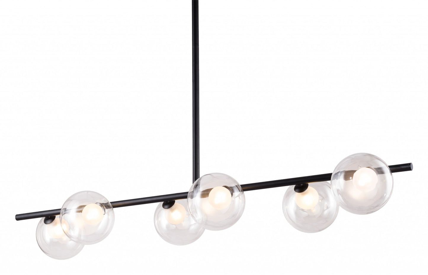 HomeRoots Deco Bubble Ceiling Lamp in Black Finish