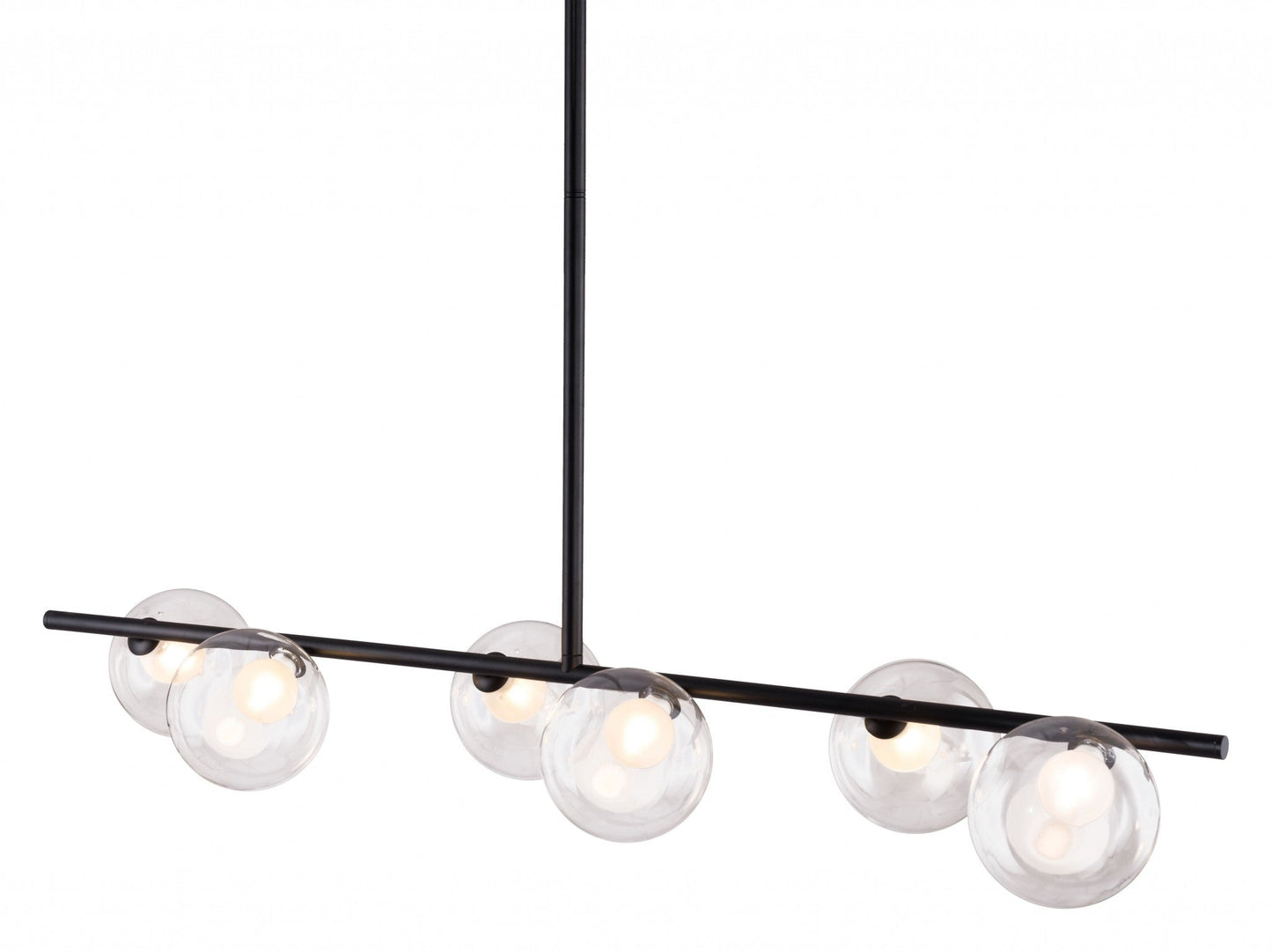 HomeRoots Deco Bubble Ceiling Lamp in Black Finish