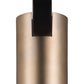 HomeRoots Deco Cylinder Ceiling Lamp in Gold Finish
