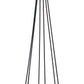 HomeRoots Diamond Floor Lamp in Black Finish