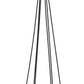 HomeRoots Diamond Floor Lamp in Black Finish