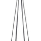 HomeRoots Diamond Floor Lamp in Black Finish