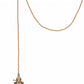 HomeRoots Dimmable Ceiling Light With Empire Brass Shades