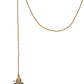 HomeRoots Dimmable Ceiling Light With Empire Brass Shades