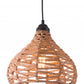 HomeRoots Dimmable Ceiling Light With Natural Empire Shades