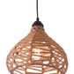 HomeRoots Dimmable Ceiling Light With Natural Empire Shades