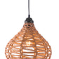 HomeRoots Dimmable Ceiling Light With Natural Empire Shades