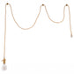 HomeRoots Dimmable Globe Ceiling Light in Brass Finish