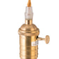 HomeRoots Dimmable Globe Ceiling Light in Brass Finish