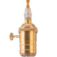 HomeRoots Dimmable Globe Ceiling Light in Brass Finish
