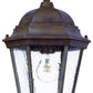 HomeRoots Domed Lantern Hanging Light in Dark Brown Finish