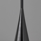 HomeRoots Dramatic Metal Floor Lamp With Bell Shaped Base in Black Nickel Finish