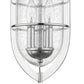 HomeRoots Dylan 3-Light Hanging Lantern in Chrome Finish