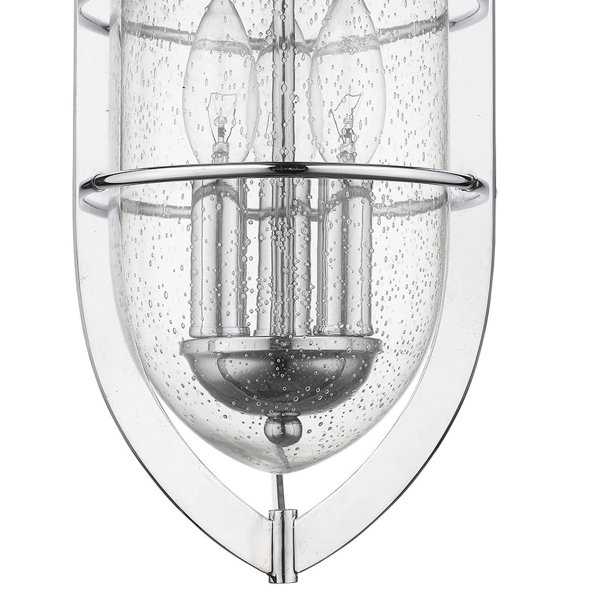 HomeRoots Dylan 3-Light Hanging Lantern in Chrome Finish