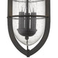 HomeRoots Dylan 3-Light Hanging Lantern in Oil Rubbed Bronze Finish