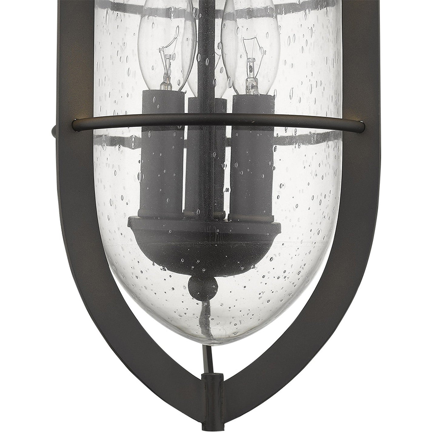 HomeRoots Dylan 3-Light Hanging Lantern in Oil Rubbed Bronze Finish