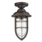 HomeRoots Dylan 3-Light Hanging Lantern in Oil Rubbed Bronze Finish