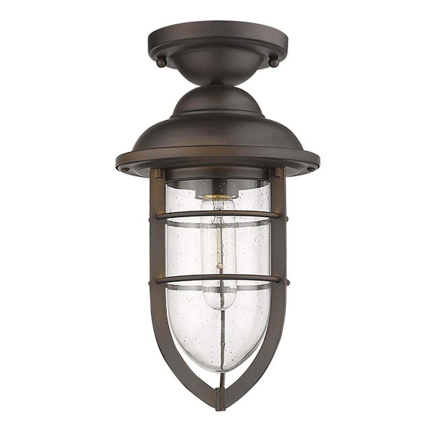 HomeRoots Dylan 3-Light Hanging Lantern in Oil Rubbed Bronze Finish