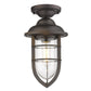 HomeRoots Dylan 3-Light Hanging Lantern in Oil Rubbed Bronze Finish