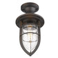 HomeRoots Dylan 3-Light Hanging Lantern in Oil Rubbed Bronze Finish