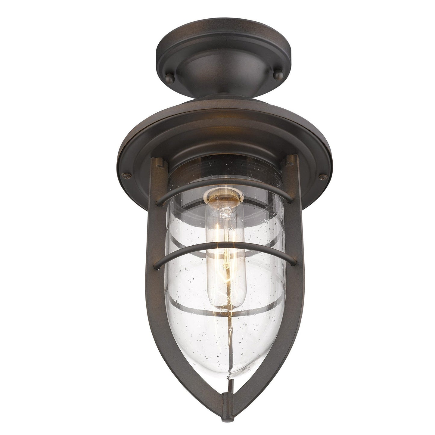 HomeRoots Dylan 3-Light Hanging Lantern in Oil Rubbed Bronze Finish