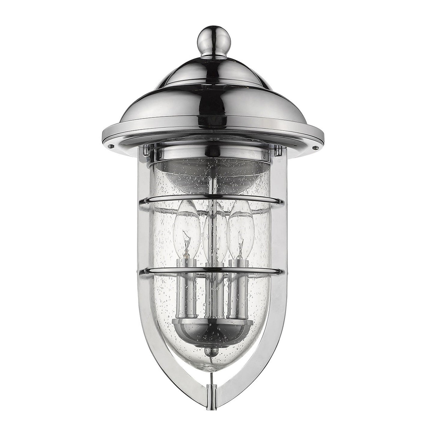 HomeRoots Dylan 3-Light Wall Light in Chrome Finish
