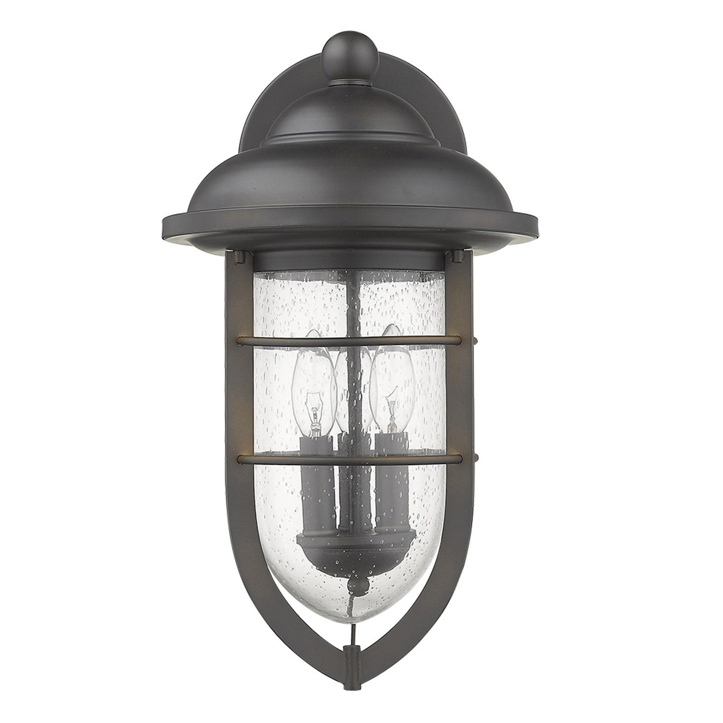 HomeRoots Dylan 3-Light Wall Light in Oil Rubbed Bronze Finish