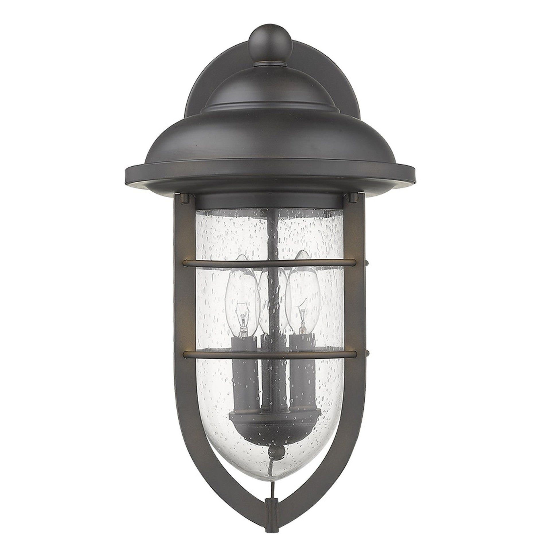HomeRoots Dylan 3-Light Wall Light in Oil Rubbed Bronze Finish