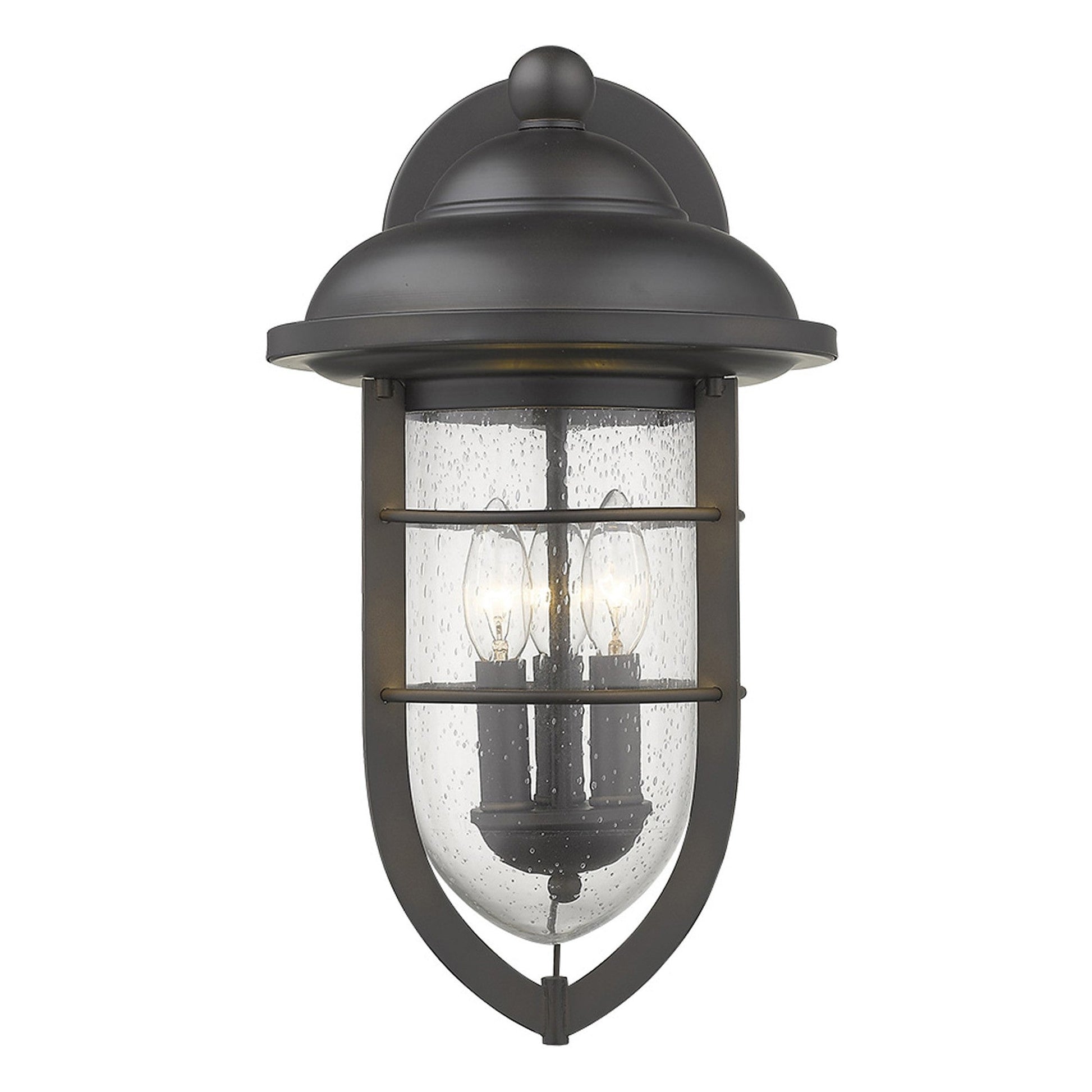 HomeRoots Dylan 3-Light Wall Light in Oil Rubbed Bronze Finish