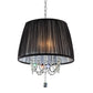 HomeRoots Elegant Ceiling Lamp With Crystal Accents