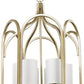 HomeRoots Ellie 6-Light Foyer Pendant in Washed Gold Finish