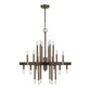 HomeRoots Fallon 24-Light Chandelier in Oil Rubbed Bronze Finish