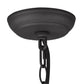 HomeRoots Faza 1-Light Pendant in Matte Black Finish