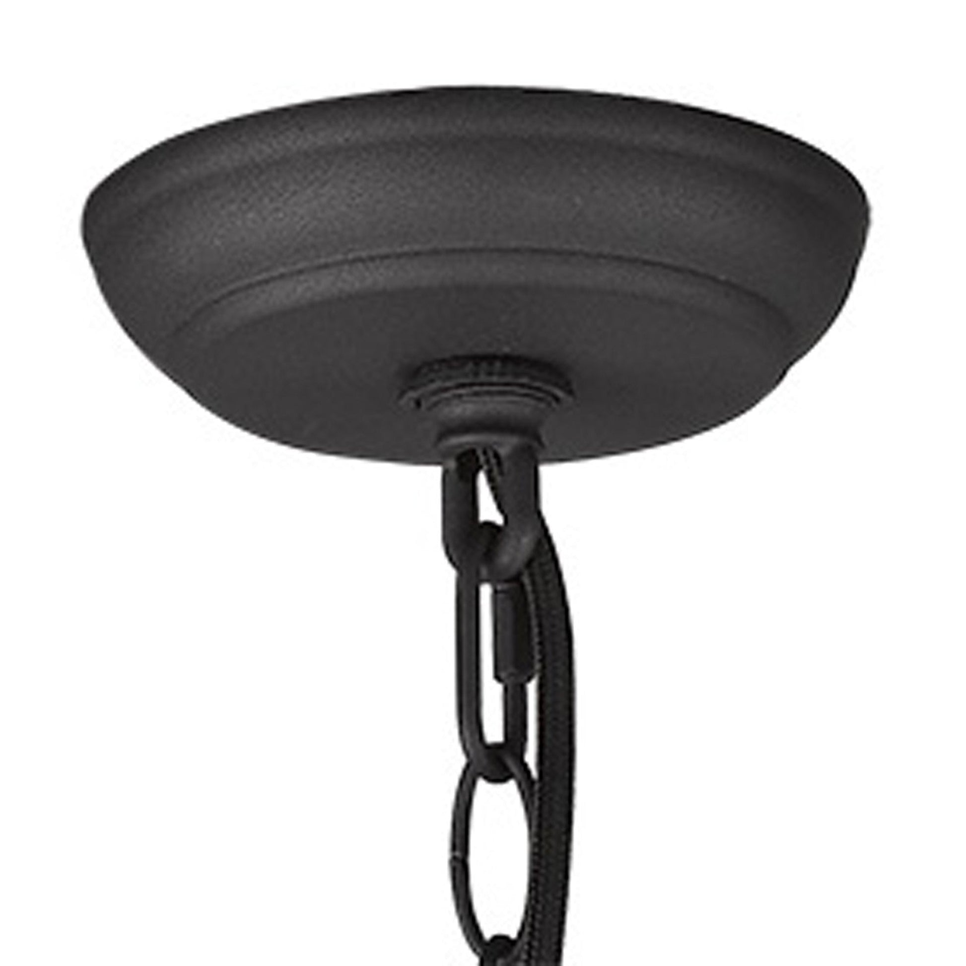 HomeRoots Faza 1-Light Pendant in Matte Black Finish