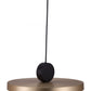 HomeRoots Flat Deco Ceiling Lamp in Gold Finish