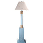 HomeRoots Floor Lamp With Aqua Blue and Nautical Rope Finish