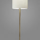 HomeRoots Floor Lamp With Classic Silhouette and Brass Metal Finish