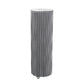 HomeRoots Folded Table Lamp With Black and White Finish