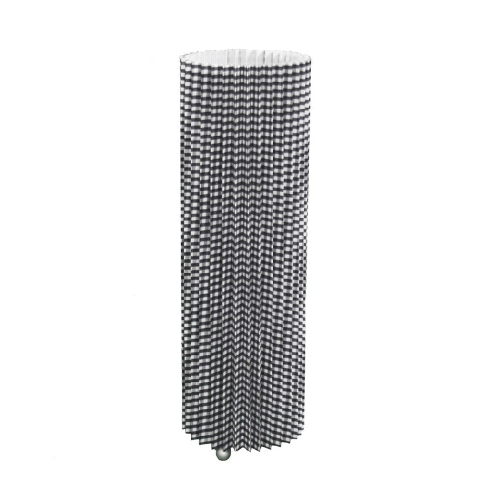 HomeRoots Folded Table Lamp With Black and White Finish