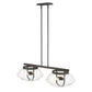 HomeRoots Garner 4-Light Island Pendant in Oil Rubbed Bronze Finish