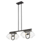 HomeRoots Garner 4-Light Island Pendant in Oil Rubbed Bronze Finish