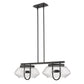 HomeRoots Garner 4-Light Island Pendant in Oil Rubbed Bronze Finish