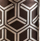 HomeRoots Geo Weave Table Lamp With Deep Brown and Silver Finish