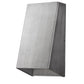 HomeRoots Geometric Wall Sconce in Brushed Silver Finish