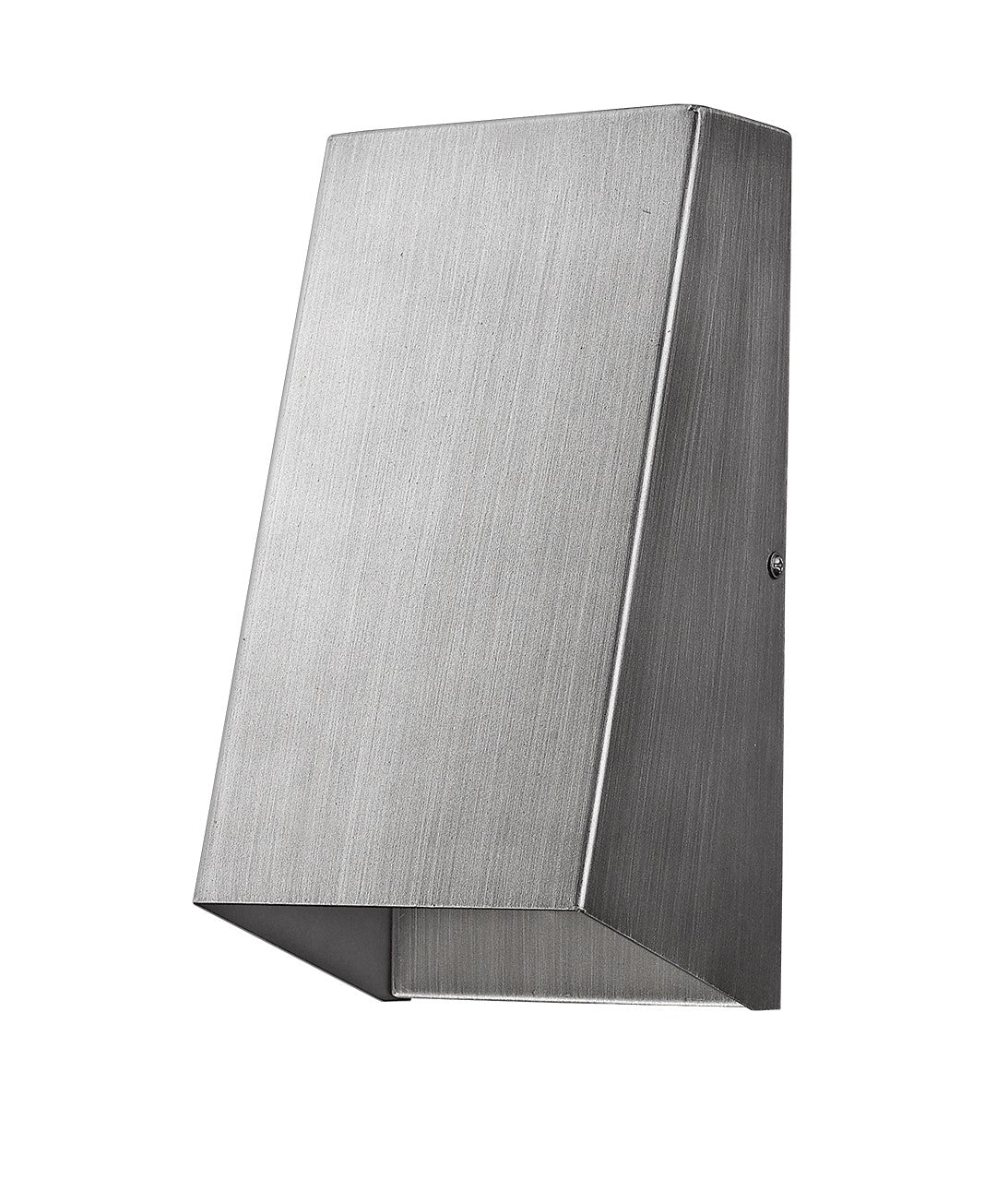 HomeRoots Geometric Wall Sconce in Brushed Silver Finish
